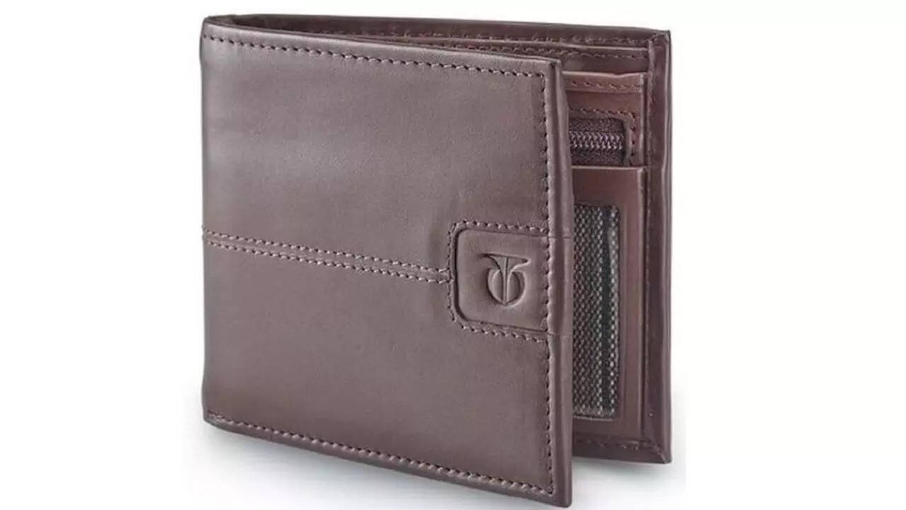 TITAN Brown Leather Men's Wallet