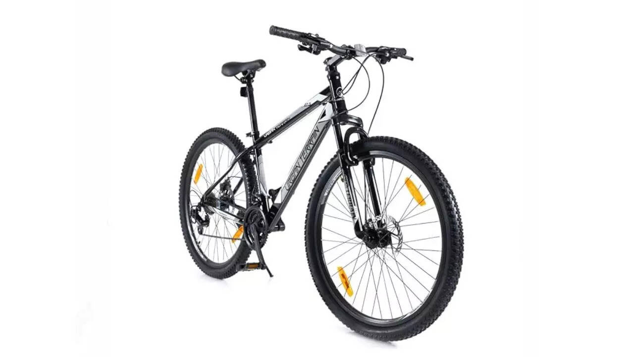 Urban Terrain UT1000 27T Black, Steel Mountain Cycle with 21 Shimano Gear