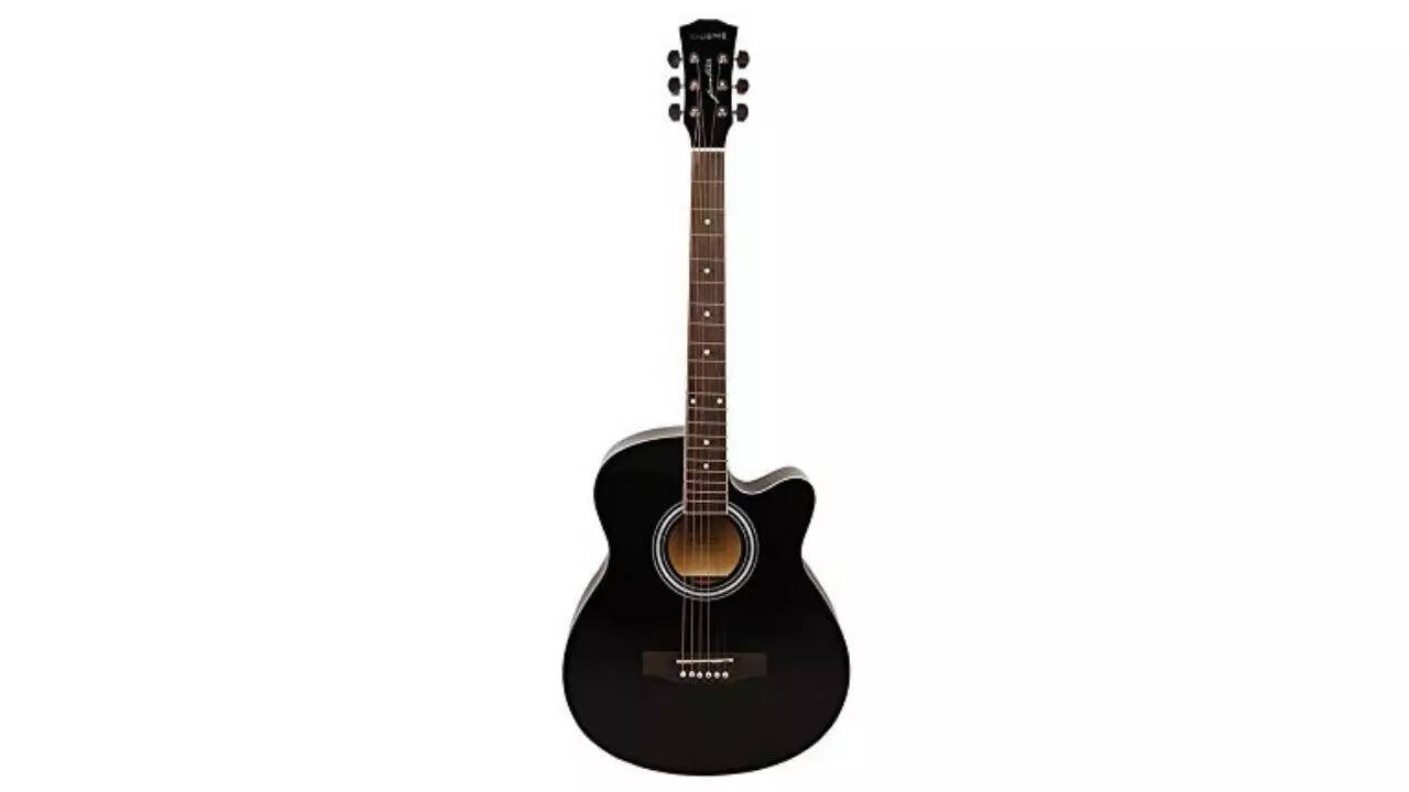 Kadence rosewood Guitar Frontier Series, Electric Acoustic Black Guitar With EQ