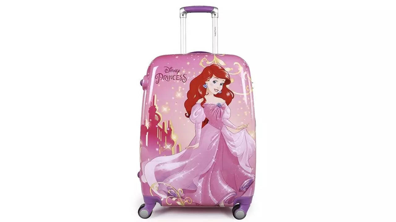 HUMTY DUMTY Disney Ariel Pink Polycarbonate luggage bag
