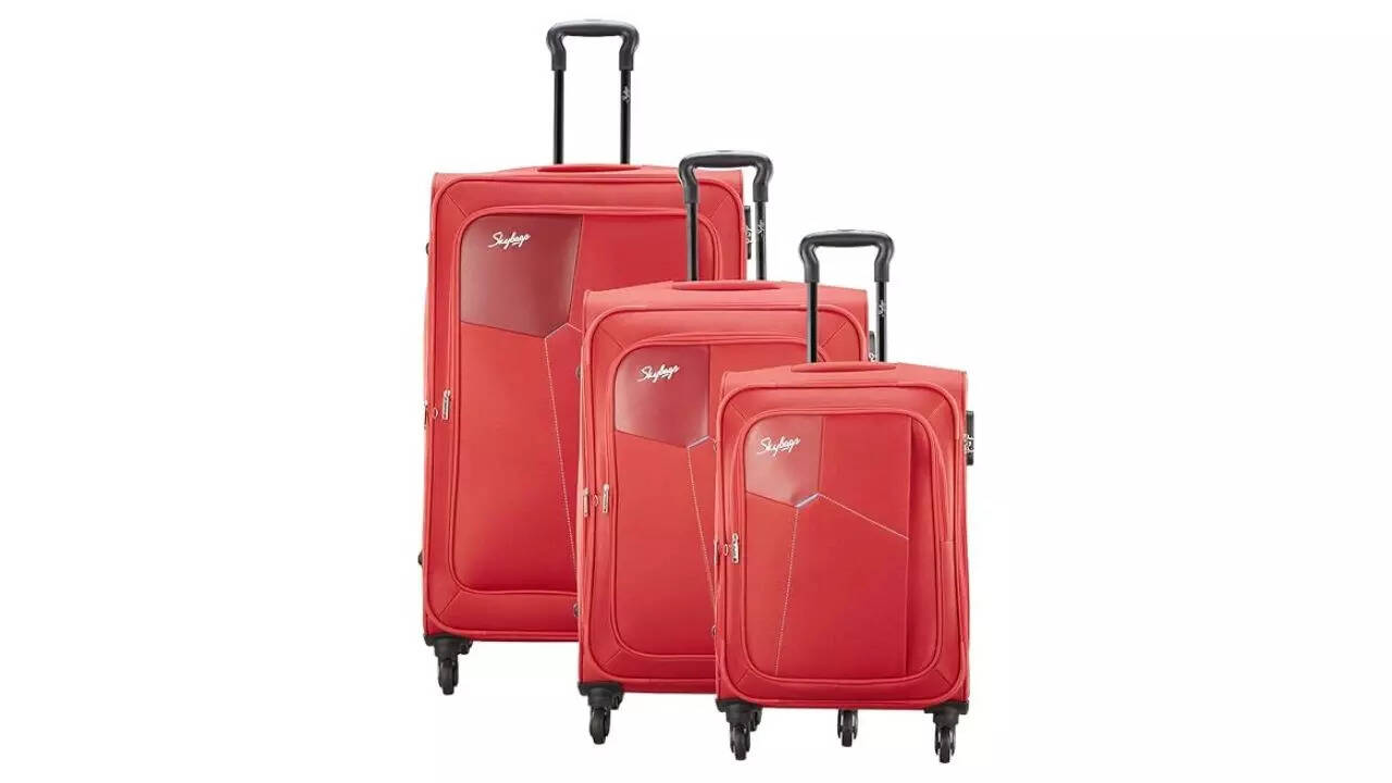 Skybags Rubik Red Softsided Luggage Set of 3