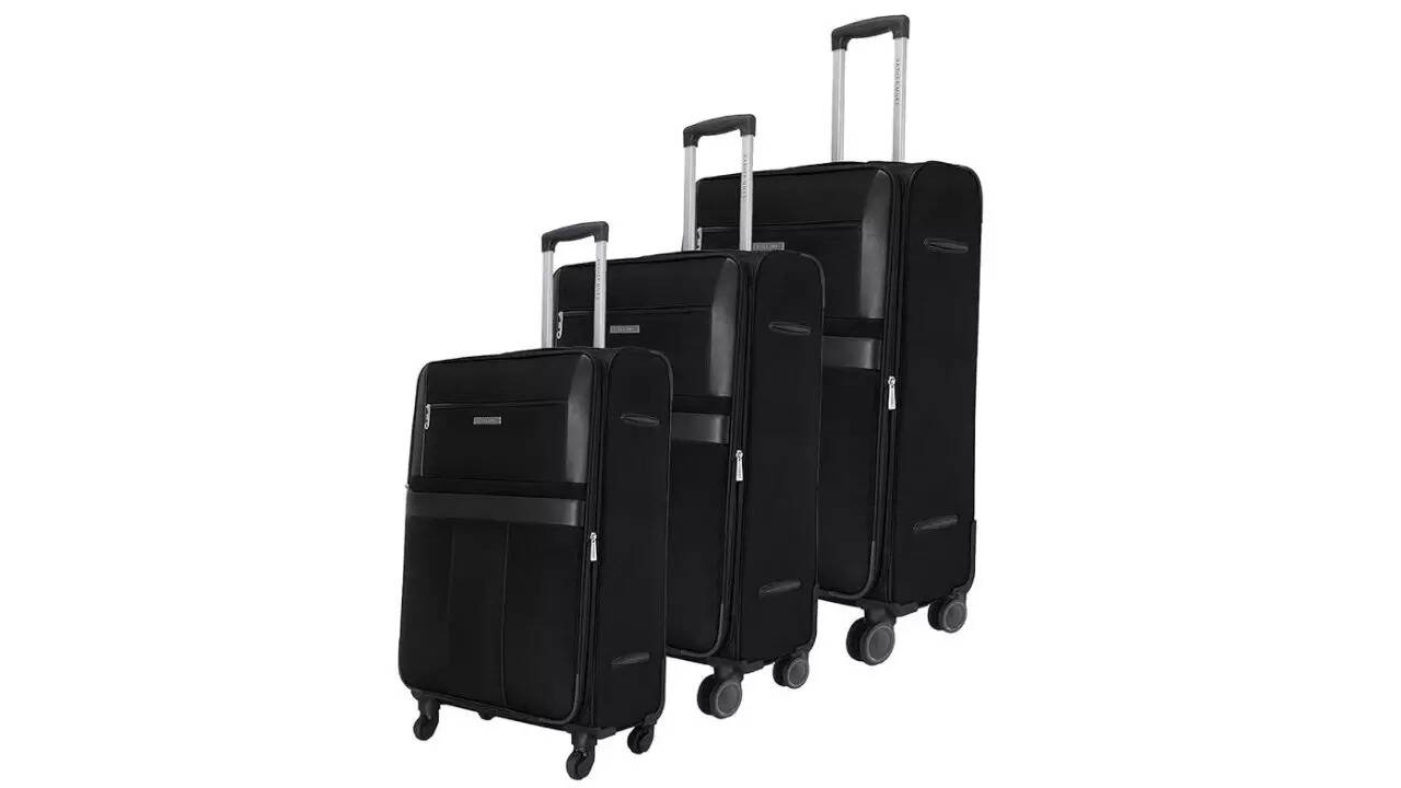 Nasher Miles Toledo Expander Soft-Sided Polyester Luggage Bag Set of 3
