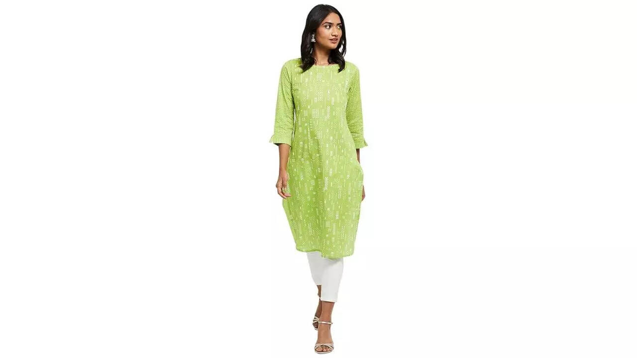 Max Women Printed Straight Kurta