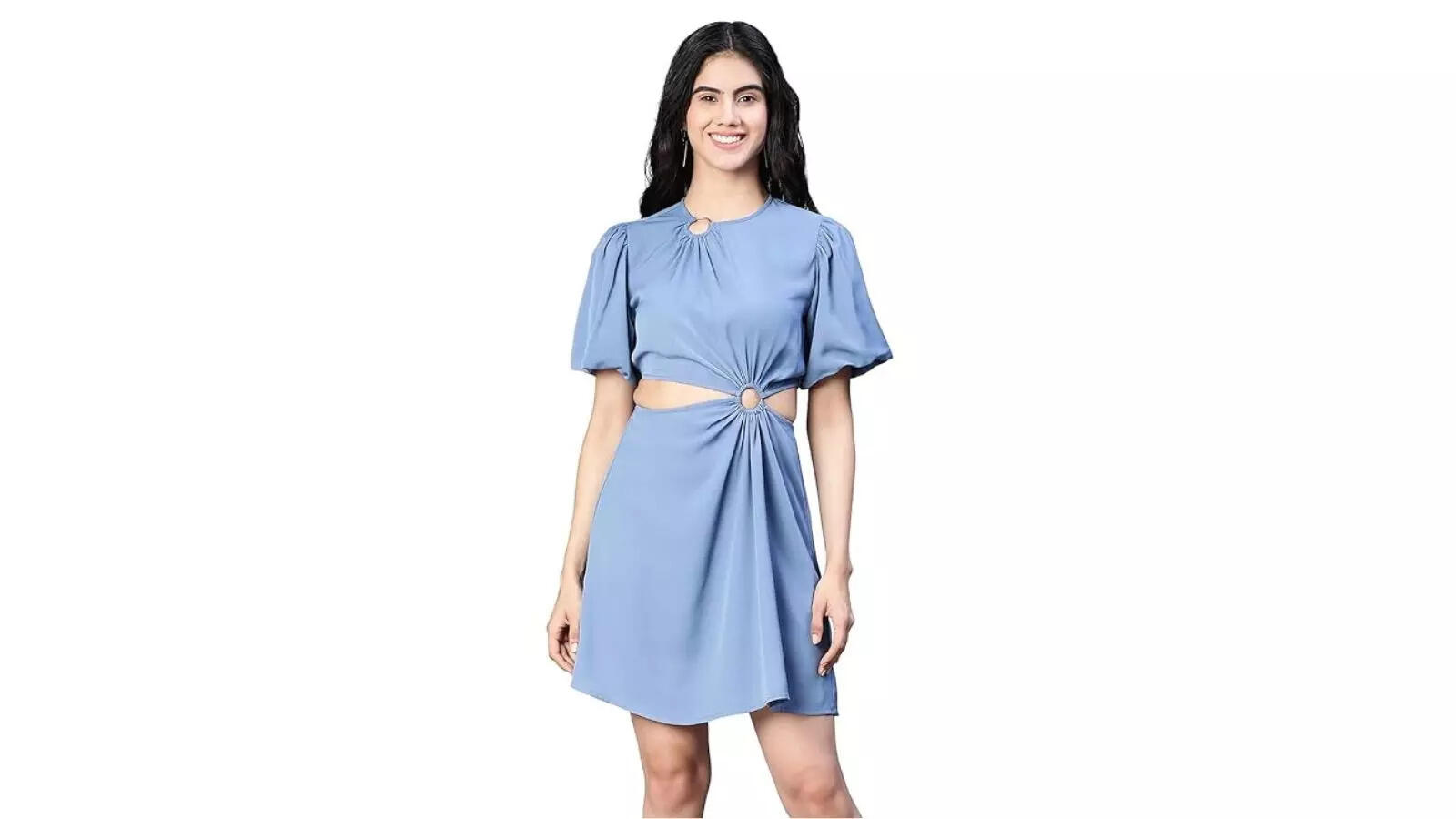 oxolloxo Women Ring Cut-Out Dress