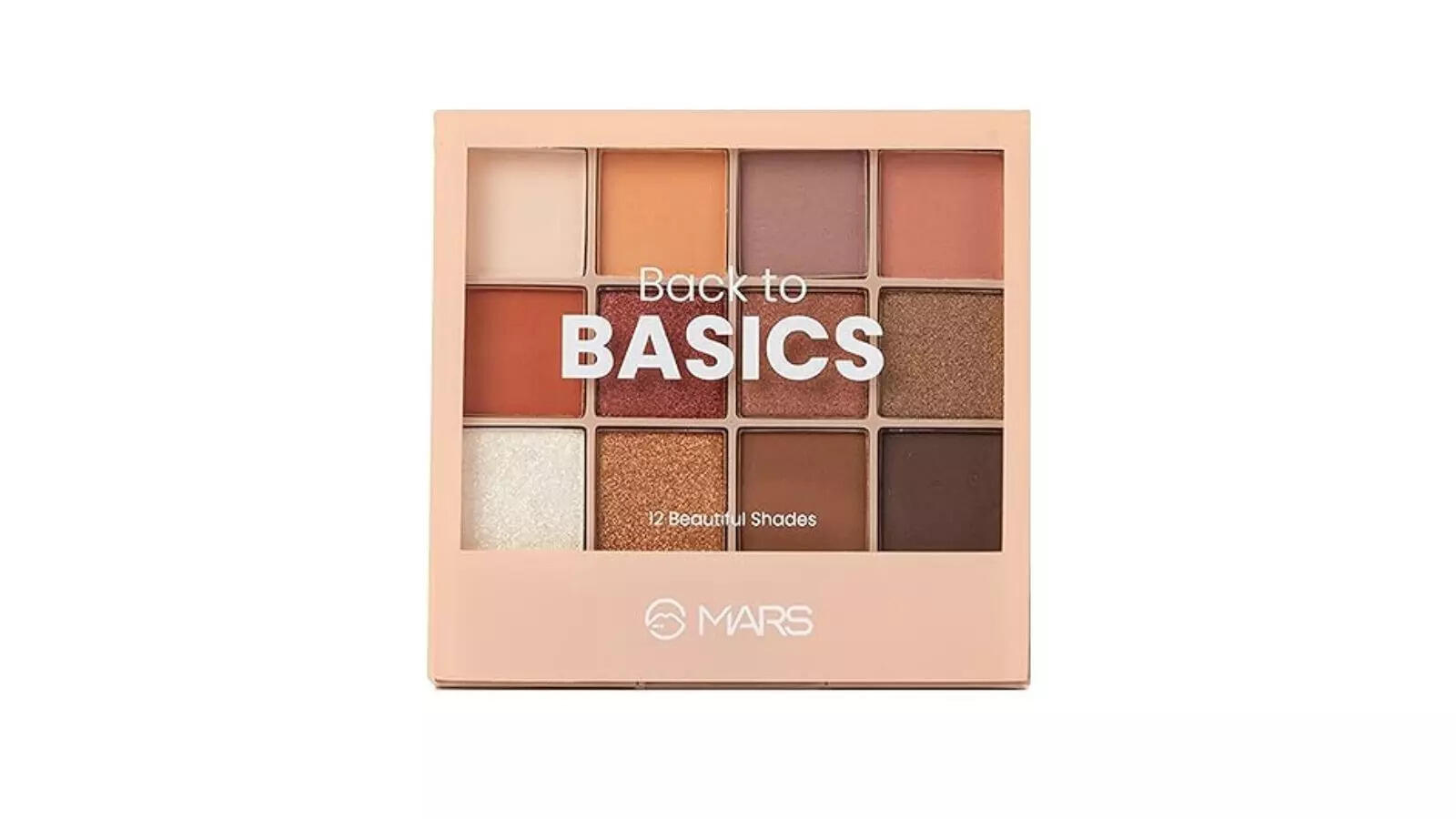 MARS 12 Shades Back to Basics Eyeshadow Palette with Free Applicator 