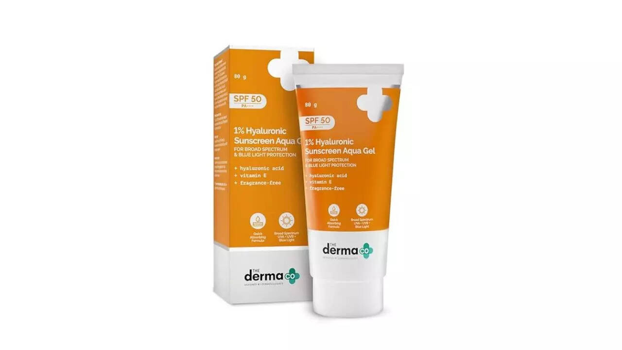 The Derma Co 1 Hyaluronic Sunscreen SPF 50 Aqua Gel 