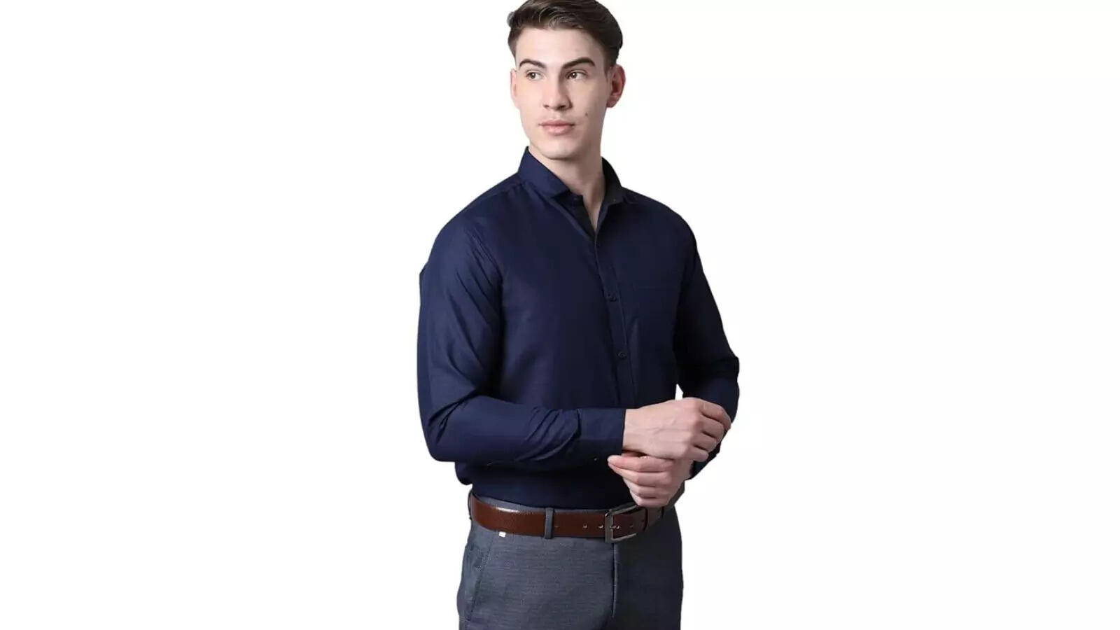 Majestic Man Slim Fit Cotton Blend Formal Shirts