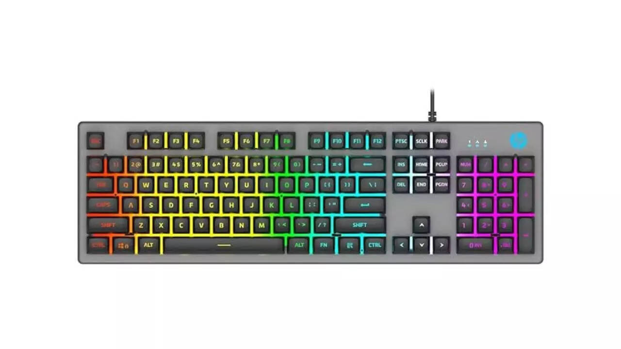 HP K500F Backlit Membrane Wired Gaming Keyboard