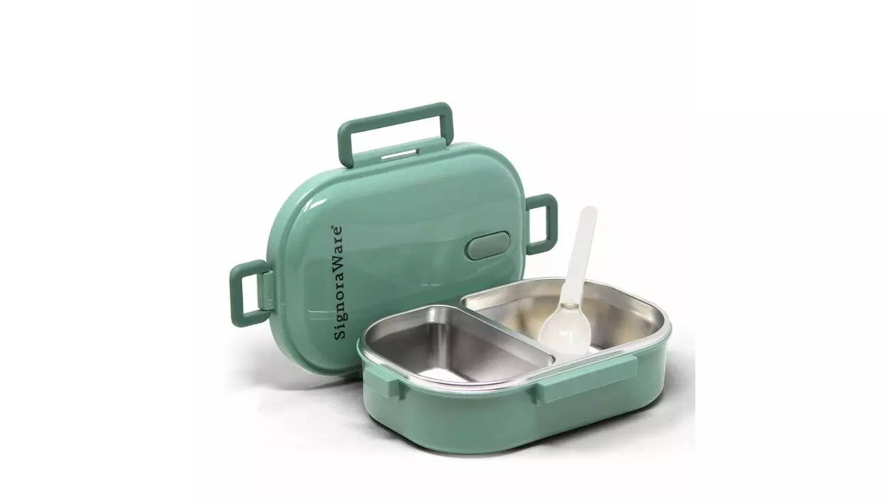Signoraware Duo Star Stainless Steel Lunch Box
