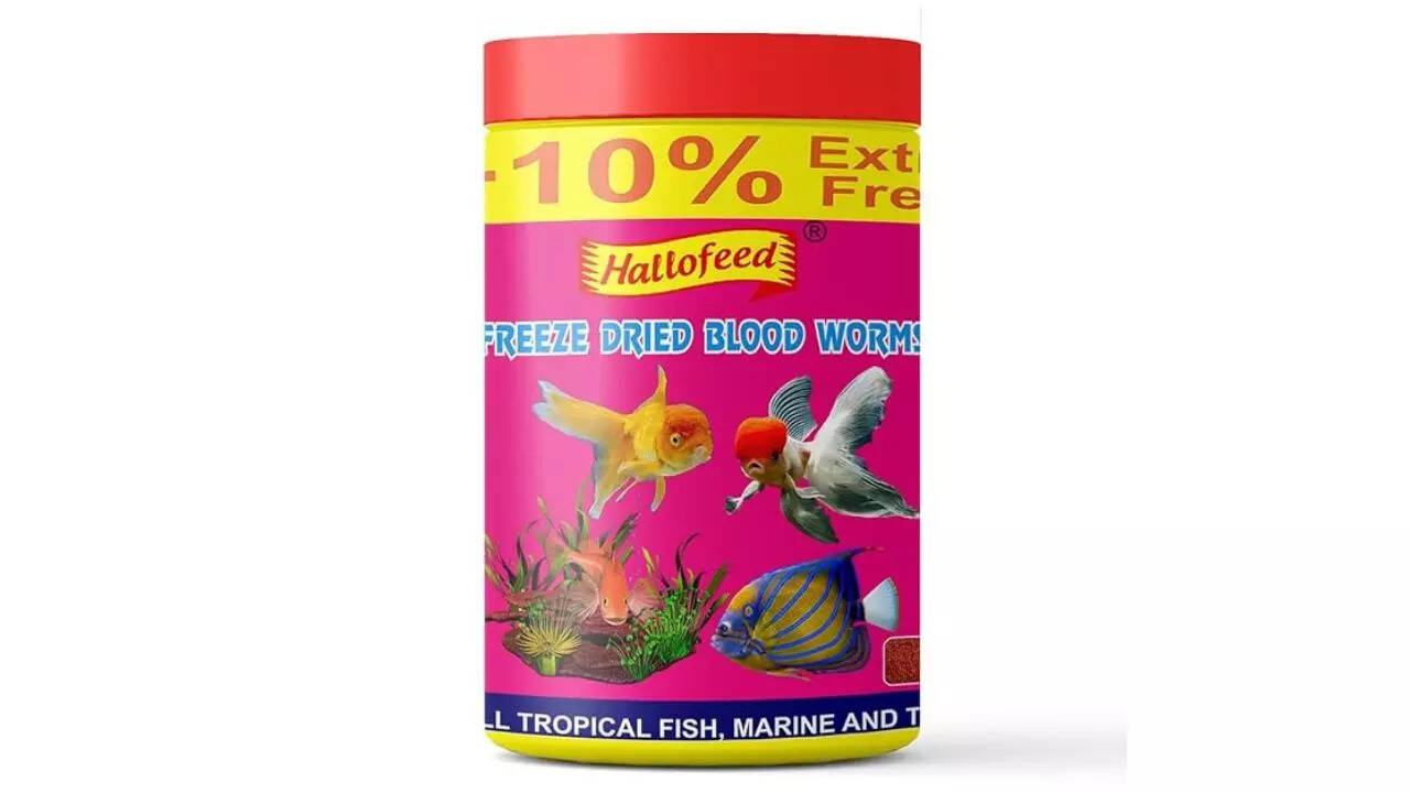 Hallofeed Freeze Dried Blood Worms For Fish