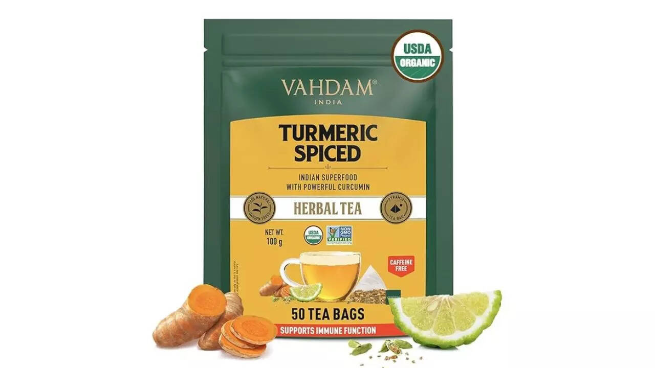 VAHDAM Turmeric Spice Herbal Tea Bags