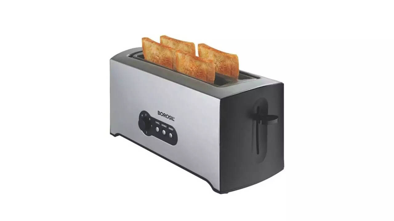 Borosil Krispy 4 Slice Pop-Up Toaster