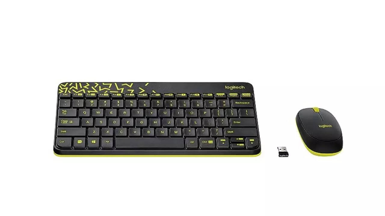 Logitech MK240 Nano Wireless USB Keyboard and Mouse Set