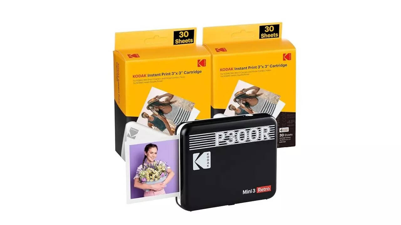 KODAK Mini 3 Retro 4PASS Portable Photo Printer