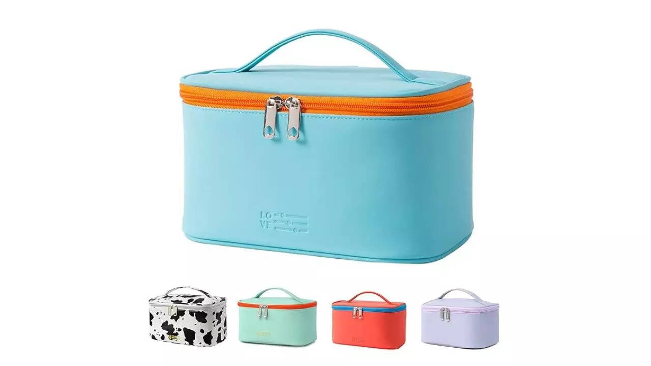 Makeup Bag Zipper Pouch Travel Cosmetic Organizer