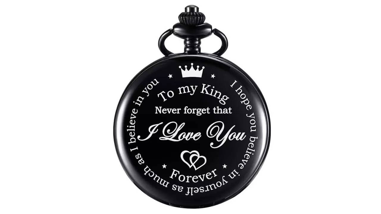 Personalized Gift Engraved Pocket Watch