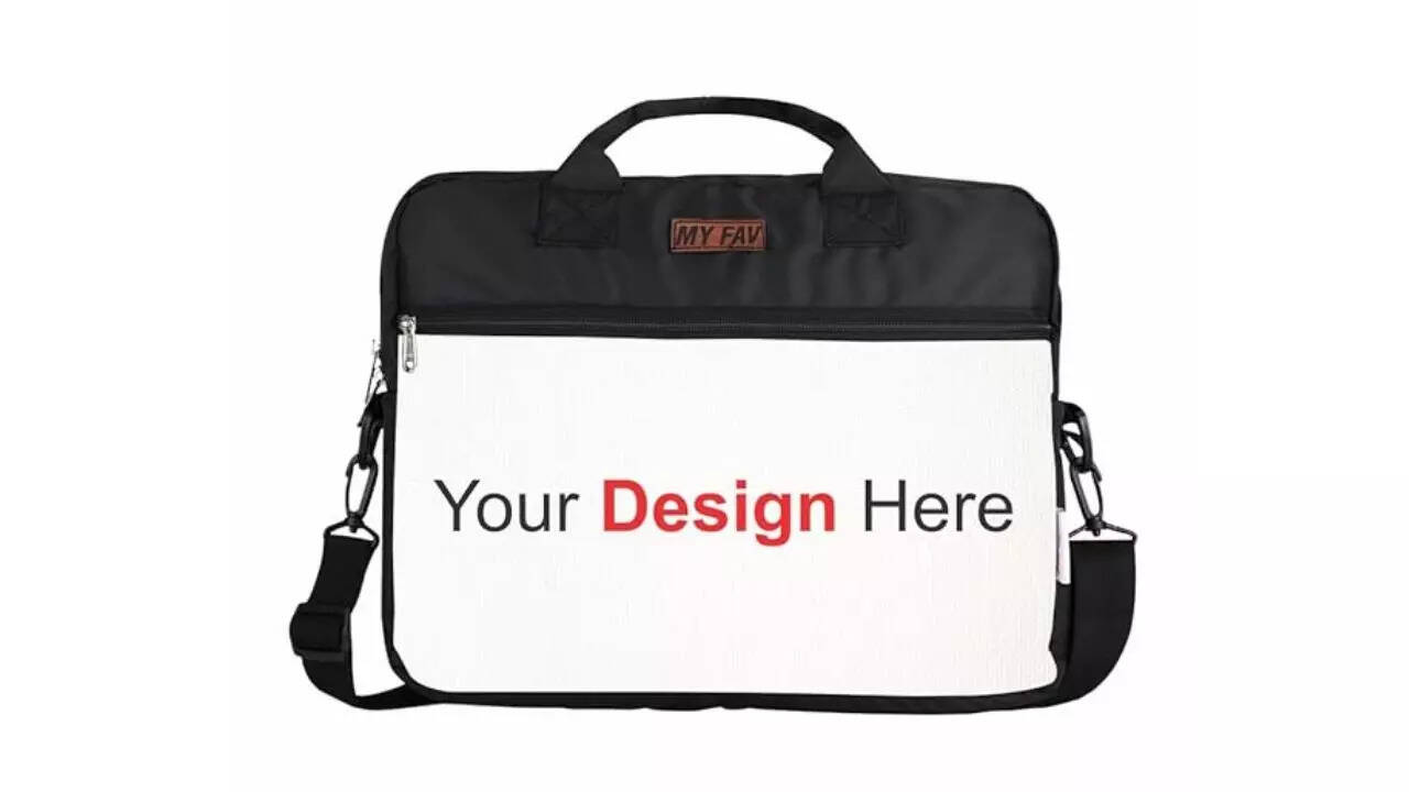 MY FAV Personalised Phota Wala office Laptop Bag