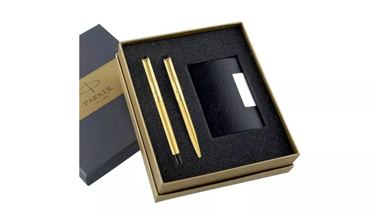 Parker Vector Gold Trim Roller Ball Pen