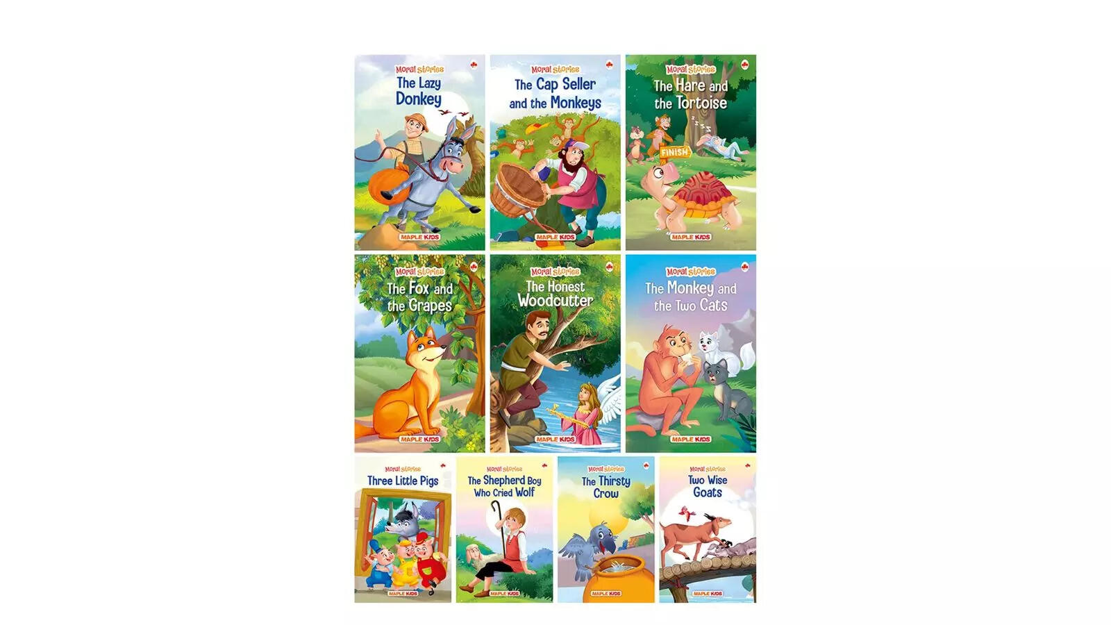 Moral Story Books for Kids (Illustrated)