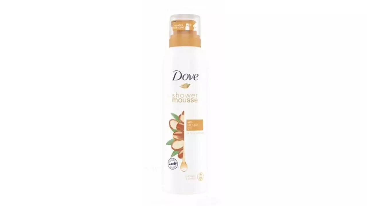 Dove Creamy Shower and Shaving Mousse with Argan Oil