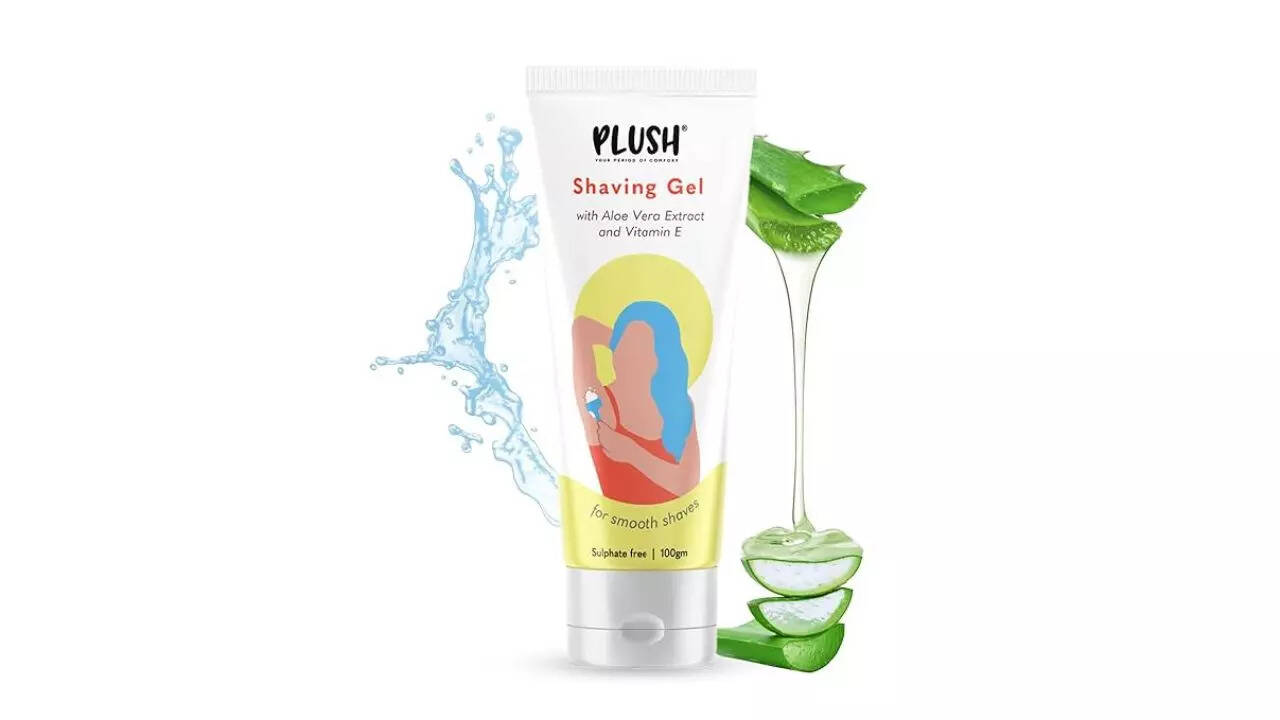 Plush All Natural Shaving Gel for Women with Aloe Vera & Vitamin E