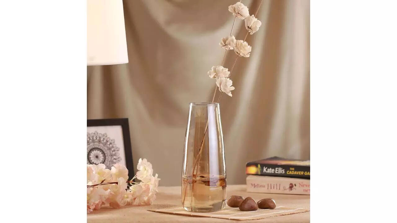 TIED RIBBONS Decorative Glass Vase