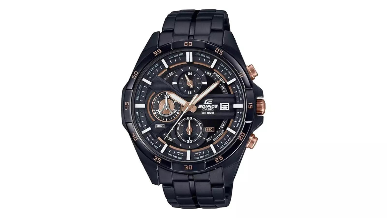 Casio Edifice Chronograph Black Dial Men's Watch