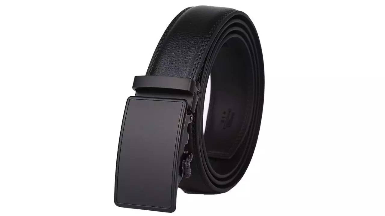 Dante Mens Real Leather Ratchet Dress Belt
