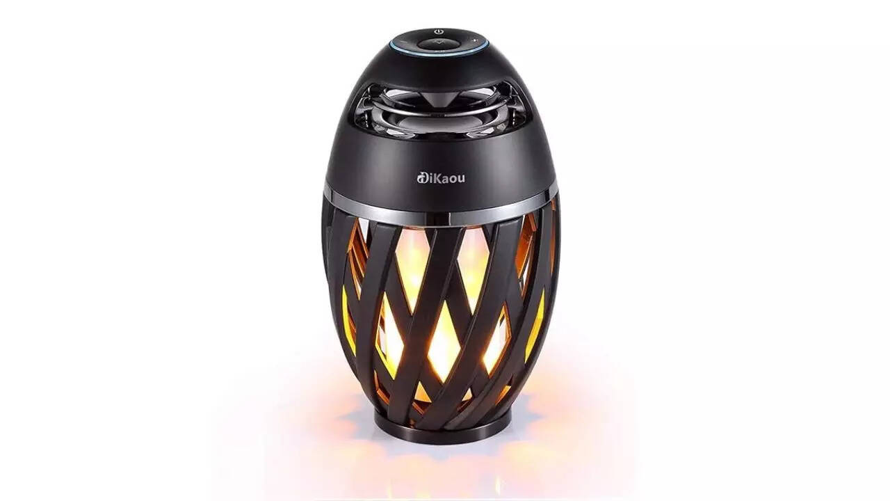 DIKAOU Led Flame Speaker, Torch Atmosphere Bluetooth Speakers