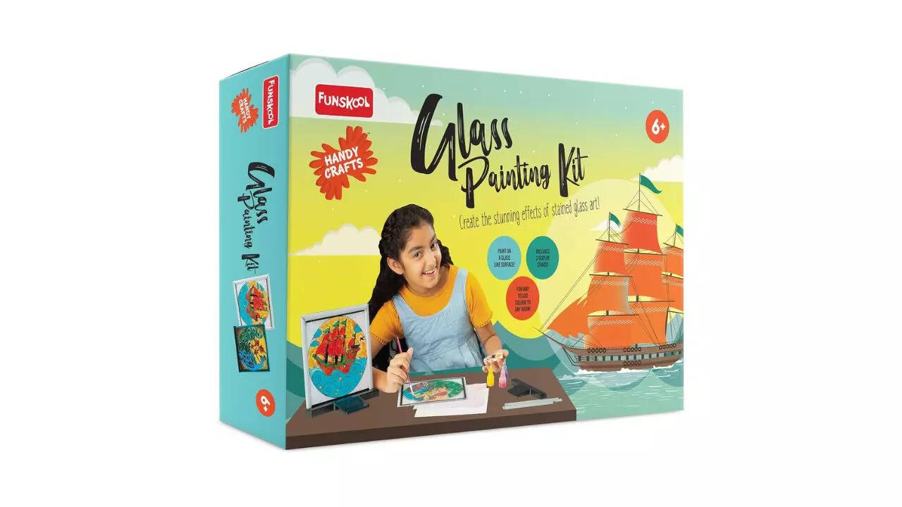 Funskool Handycrafts Glass Painting Kit