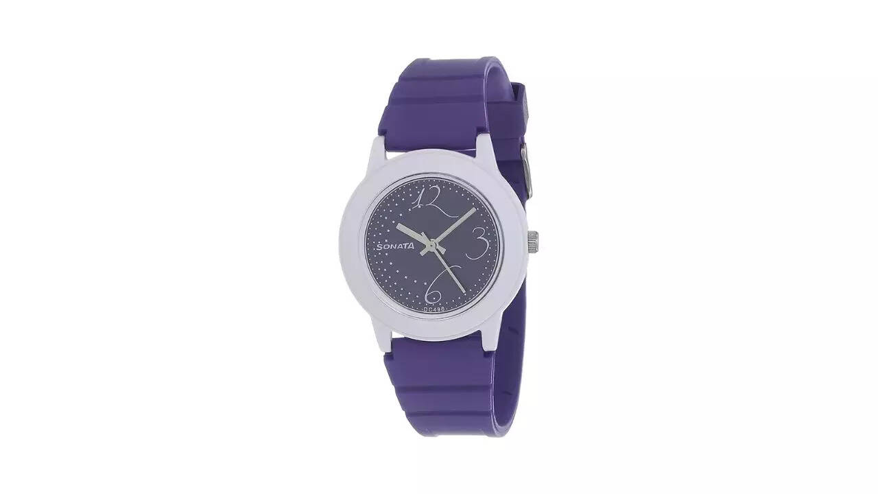 Sonata Fashion Fibre Analog Black Dial Watch
