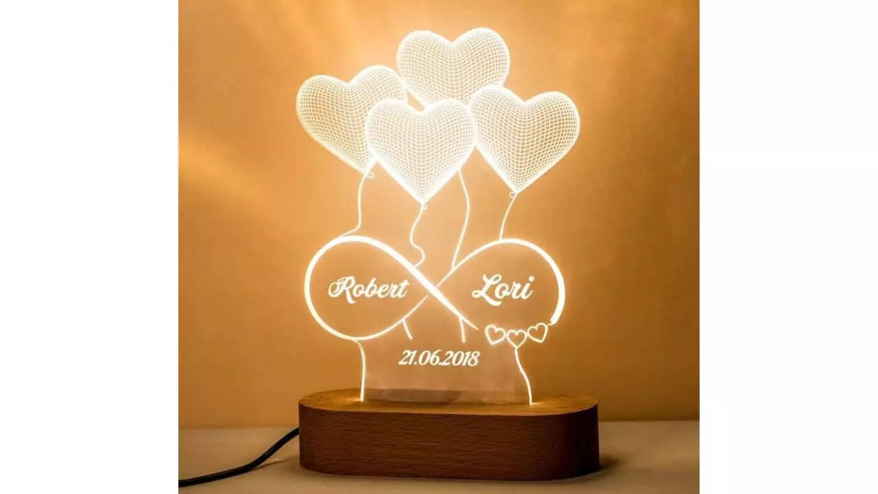 Artistic Gifts Personalized 3D Illusion LED Table Lamp