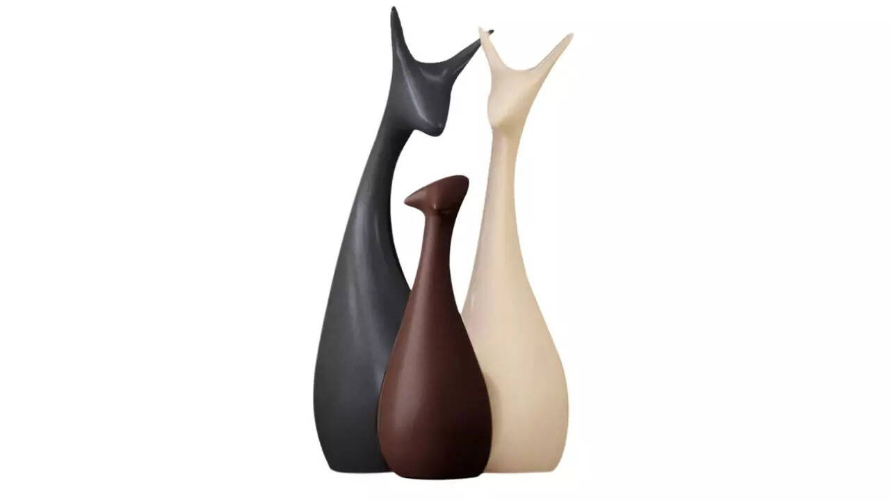 Xtore Home Decor Lucky Deer Family Ceramic Figures