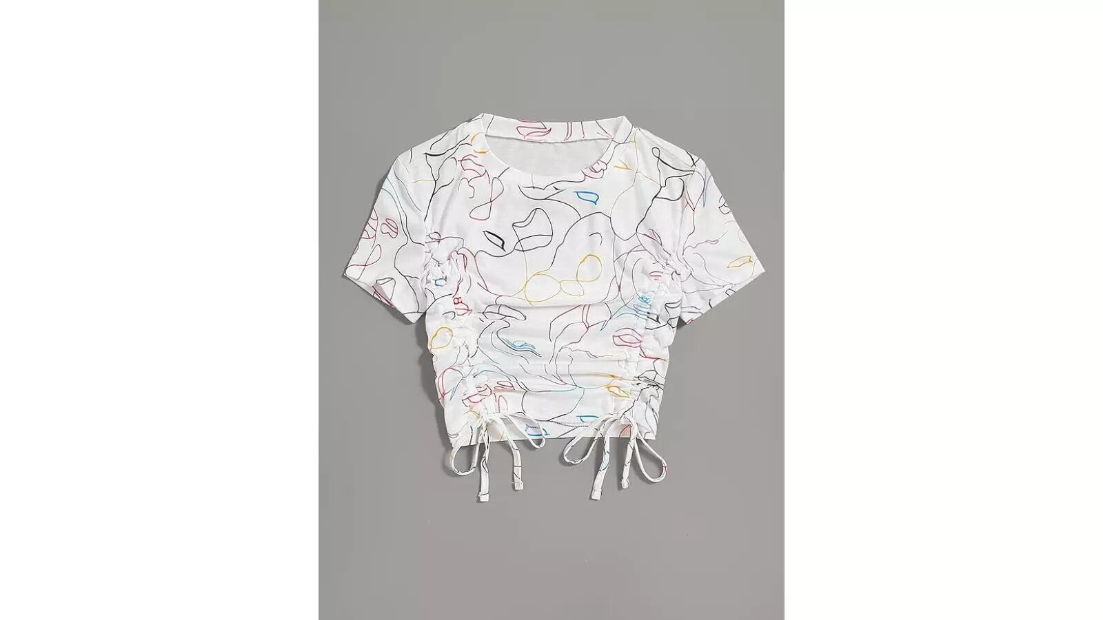 TOPLOT Printed Crop Top  