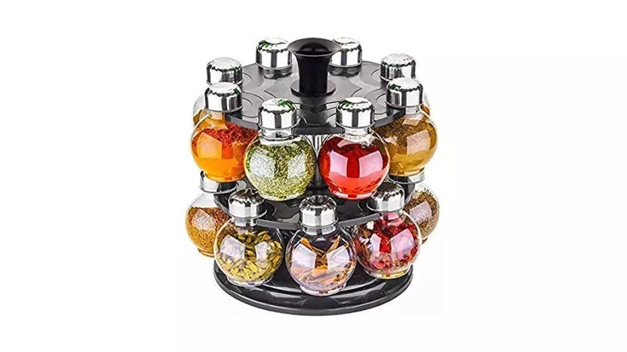 Ignito Spice Rack 16 in 1 Masala Rack Set