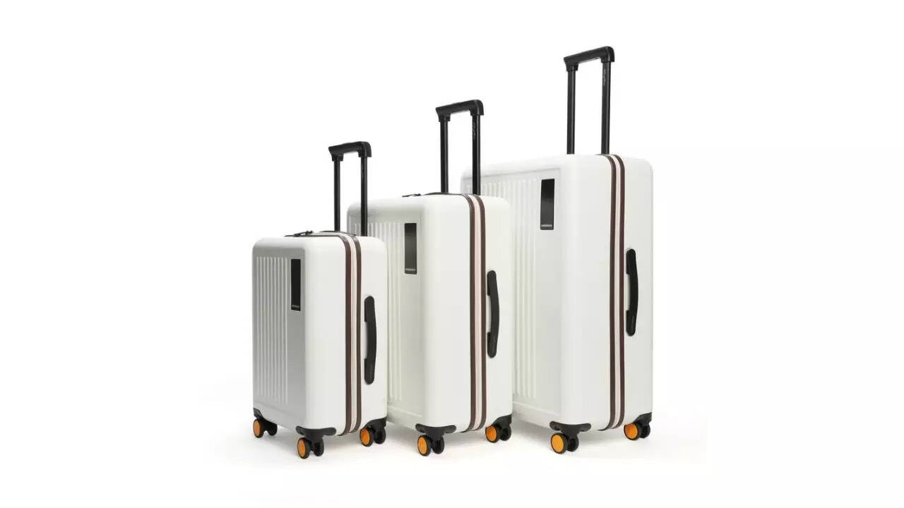 MOKOBARA White Set of 3 Suitcase