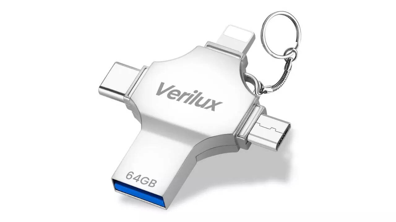 Verilux Flash Drive 64GB 4 in 1 Pen drive