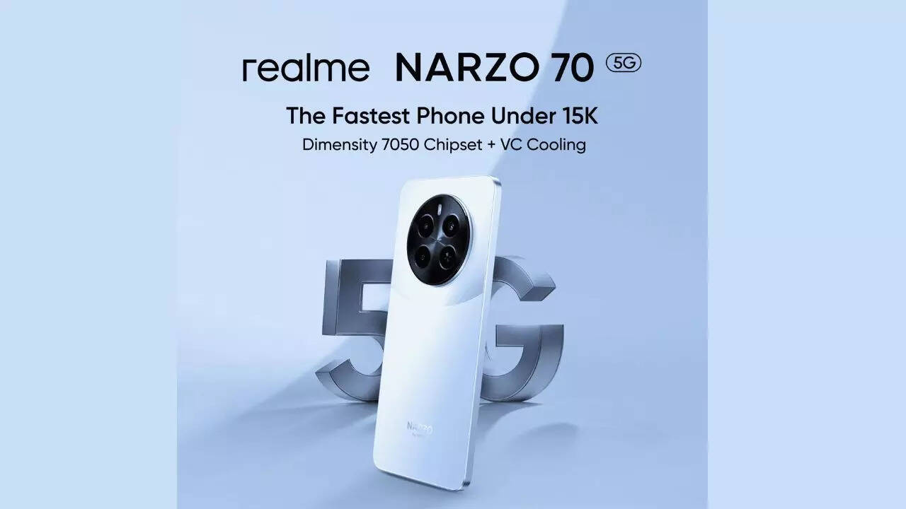 Realme Narzo 70 5G Launching on April 24 in India Key Specifications and Price Revealed