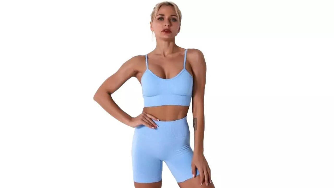 CURVEAR Women Seamless Yoga Outfits
