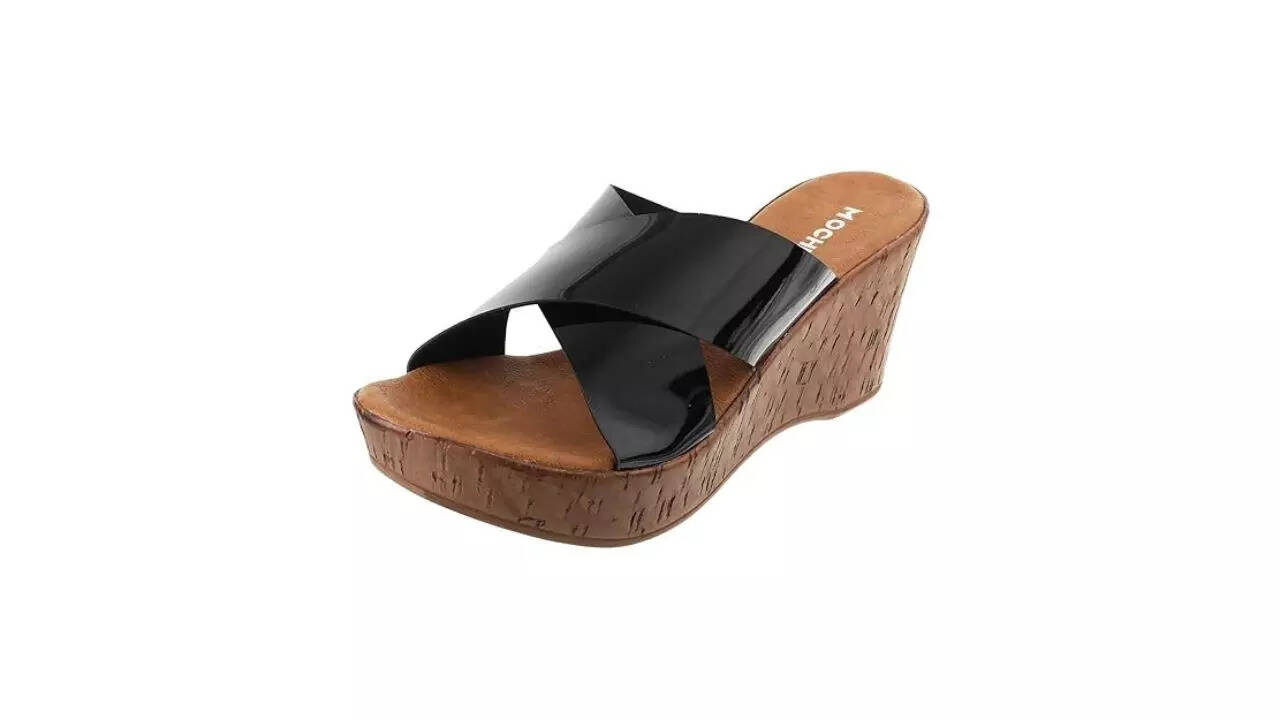 Mochi Women's and Faux Leather Fashion Wedge