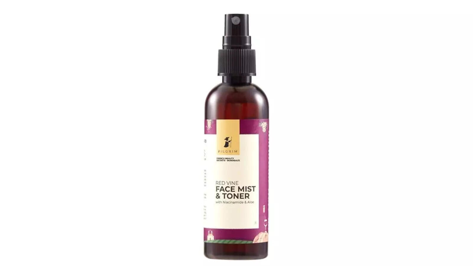 Pilgrim Alcohol Free Red Vine Face Toner Spray with Vitamin B3 and Aloe
