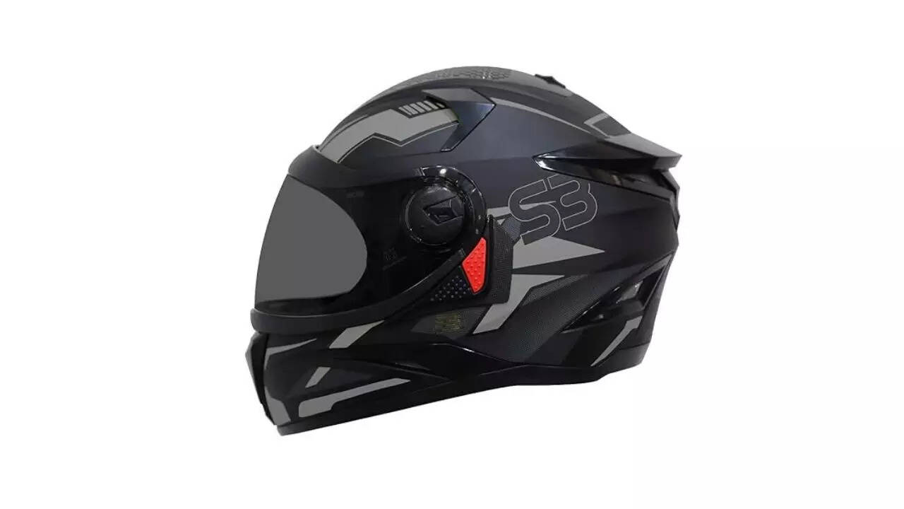 Steelbird SBH-17 Terminator ISI Certified Matt Finish Full Face Graphic Helmet