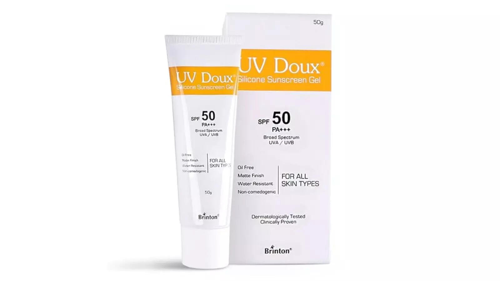 Brinton UV Doux Face & Body Sunscreen gel with SPF 50 PA+++