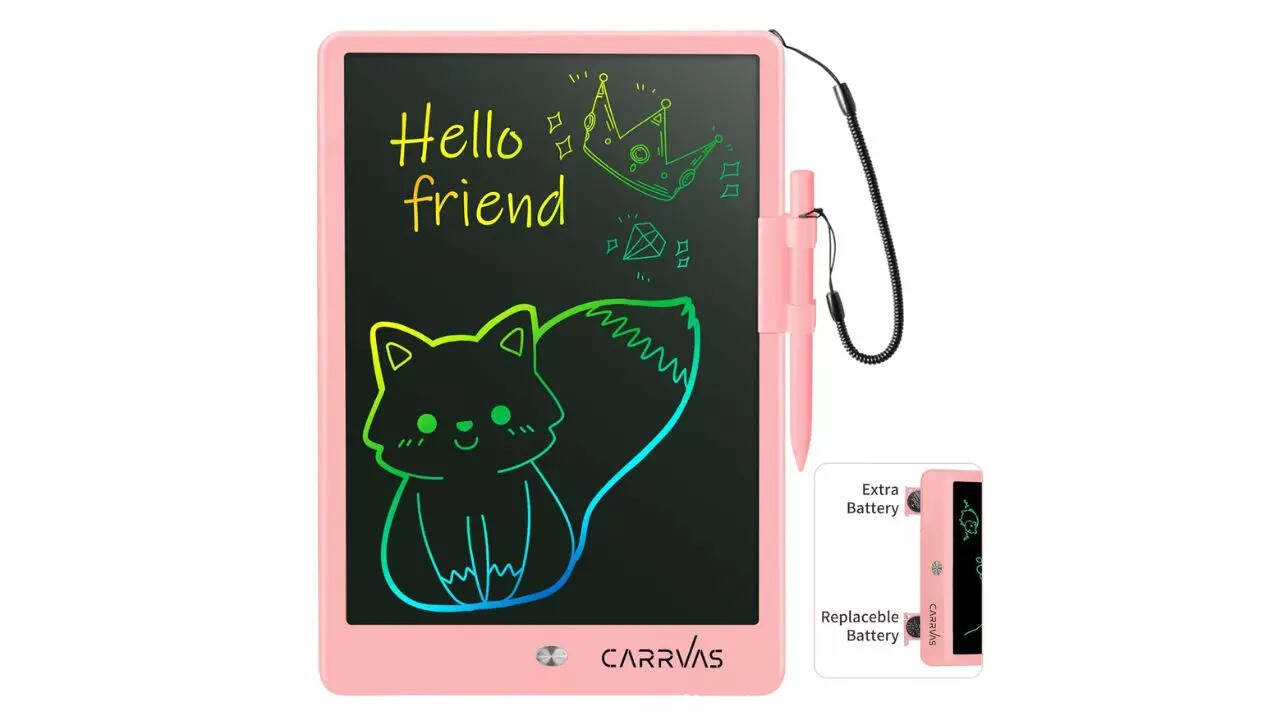 LCD Writing Tablet CARRVAS 10 Inch Colorful Drawing Pad