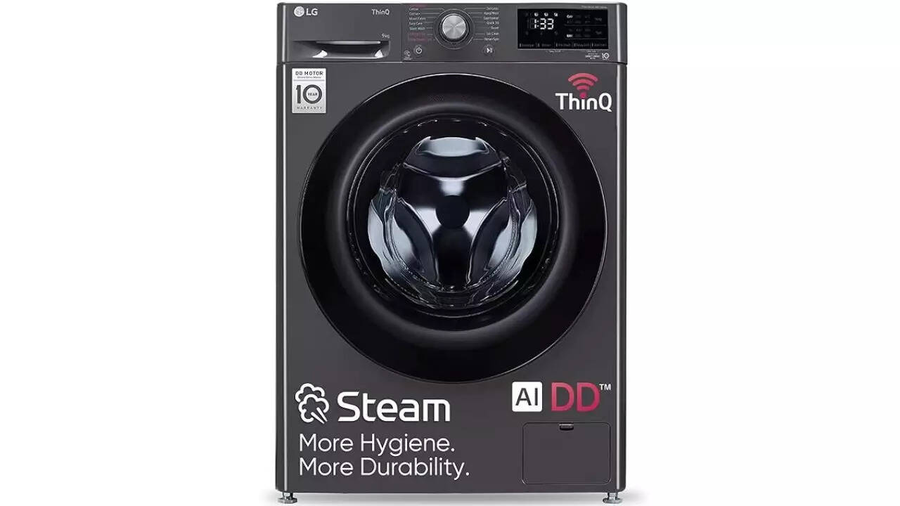 LG 9 Kg, 5 Star, AI Direct Drive Technology Fully-Automatic Front Load Washing Machine