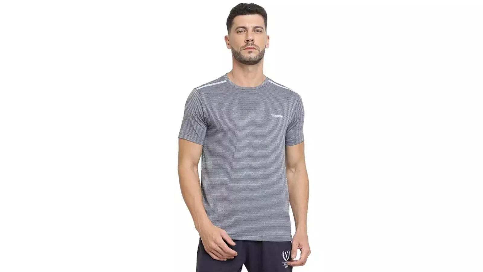 Van Heusen Men Performance Regular Fit T-Shirt