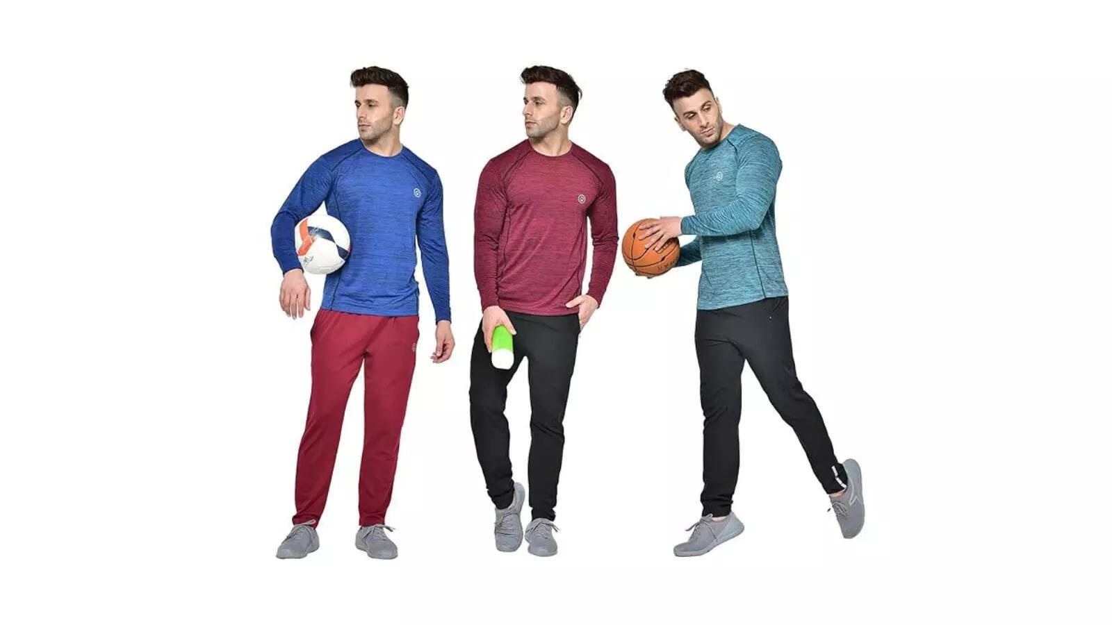 CHKOKKO Mens Gym Regular Fit Full Sleeves T-Shirt