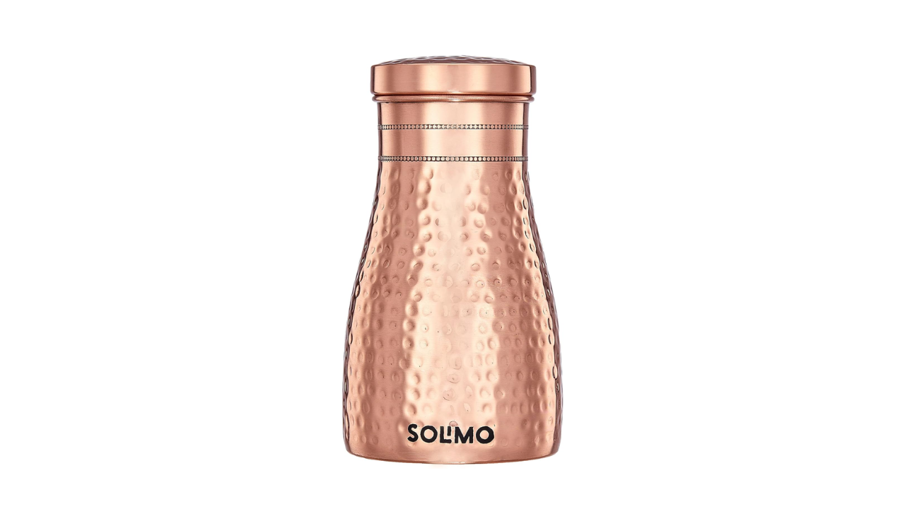 Amazon Brand - Solimo Copper Water Bottle