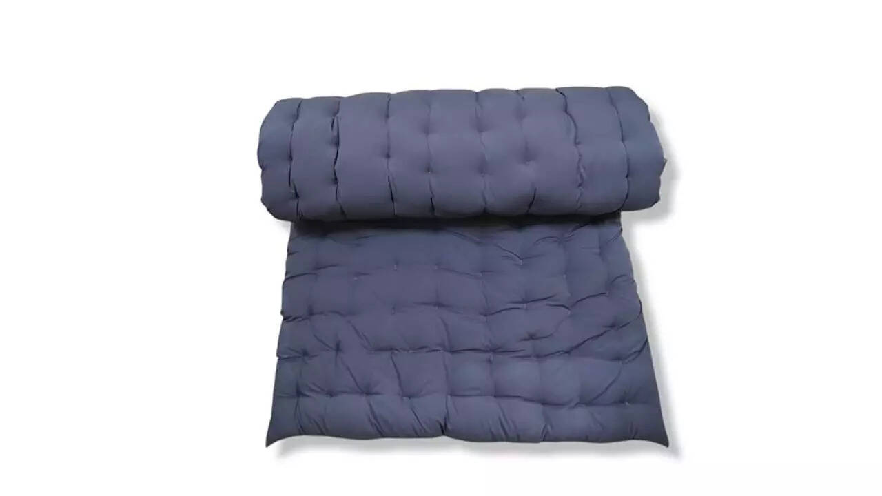 ATOOTFUSION Soft Cotton Grey Color Quilt