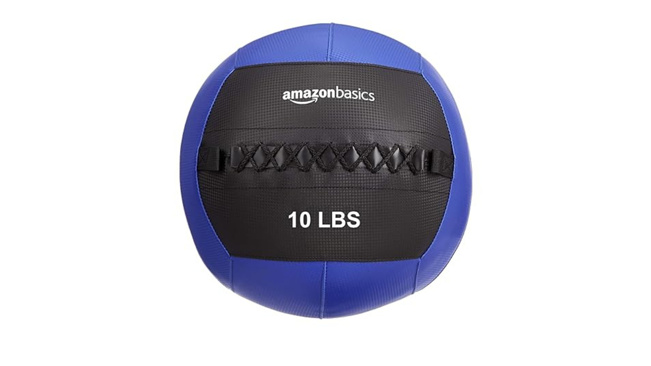 Amazon Basics PVC Leather Exercise Ball